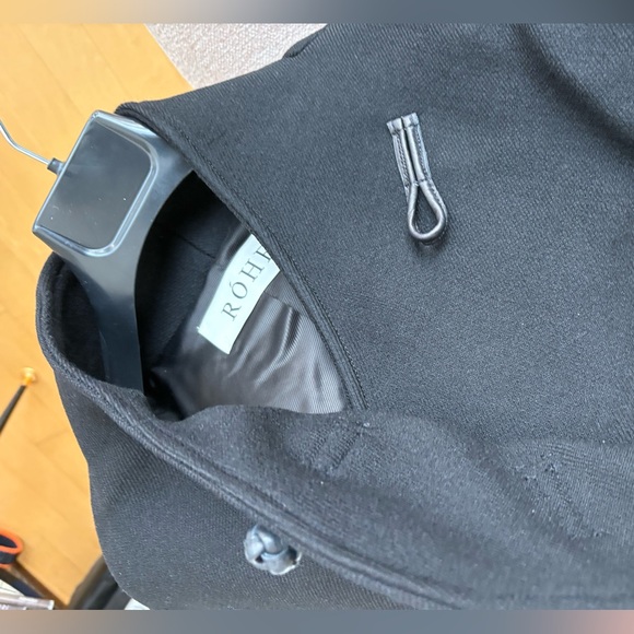 Rohe Wool Coat - Mandarin Collar - Picture 10 of 15